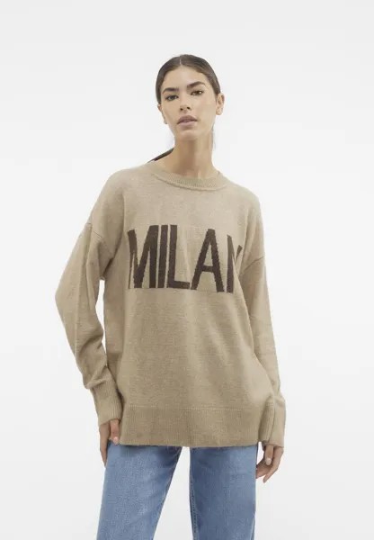 Свитшот Vero Moda VMCITY LS O-NECK, цвет silver mink