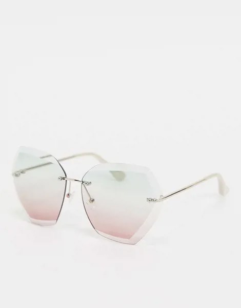 Позолоченные солнцезащитные очки Pilgrim Chandler-Золотистый