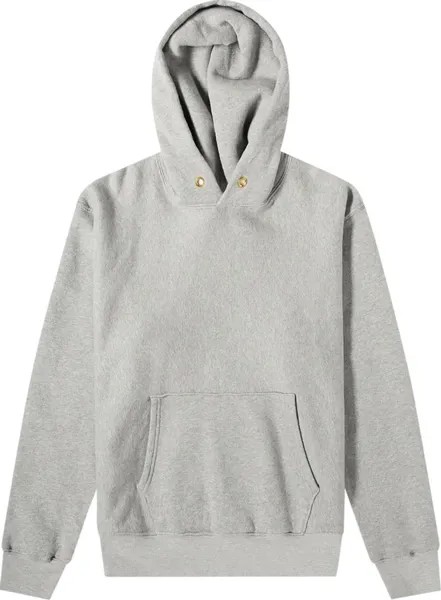 Худи Les Tien Cropped Hoodie 'Heather Grey', серый