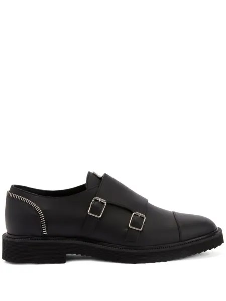 Giuseppe Zanotti лоферы с молниями, черный