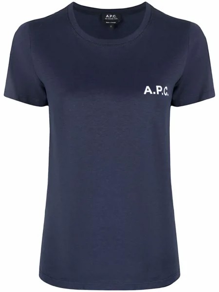 A.P.C. футболка с логотипом