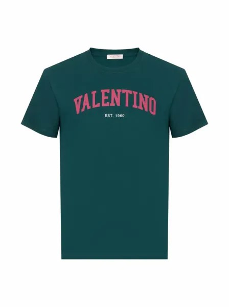 Хлопковая футболка с логотипом Valentino