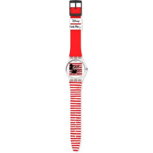 Наручные часы swatch, красный