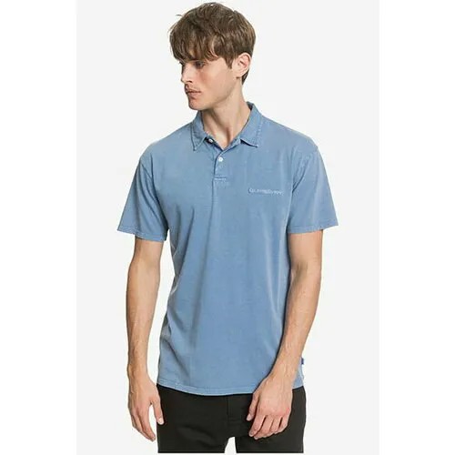 Поло Quiksilver, размер M, голубой