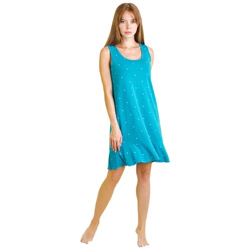 Сорочка  Lika Dress, размер 52, бирюзовый