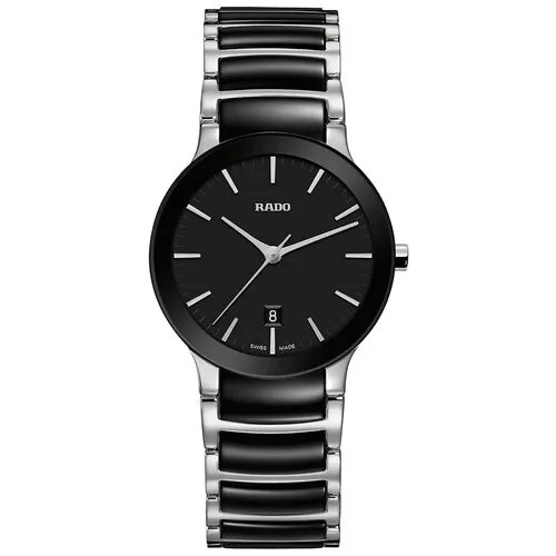 Наручные часы RADO Наручные часы Rado 01.079.0935.3.017, кварцевые, серебряный, черный
