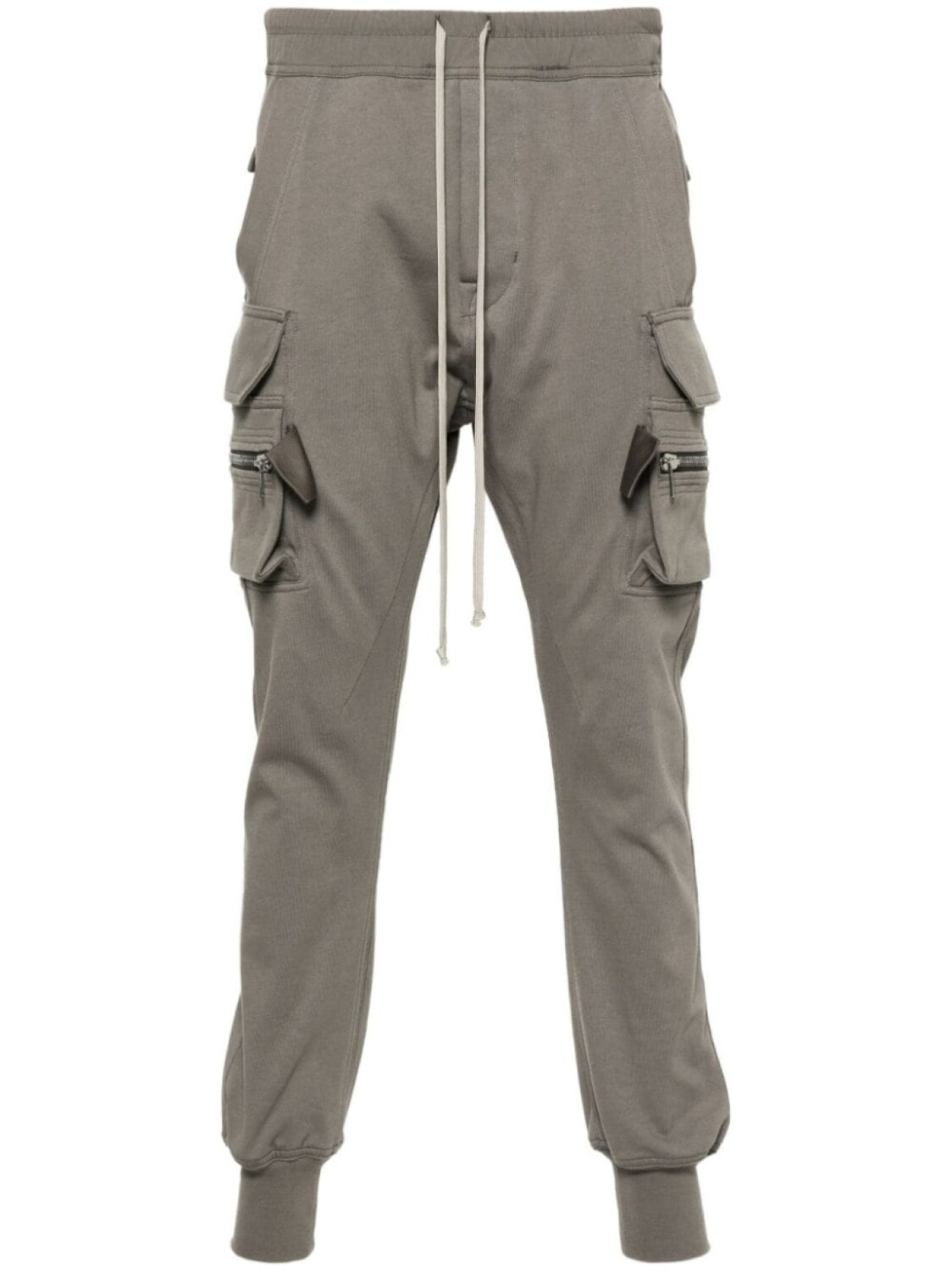 Rick Owens брюки карго Mastodon из органического хлопка, коричневый