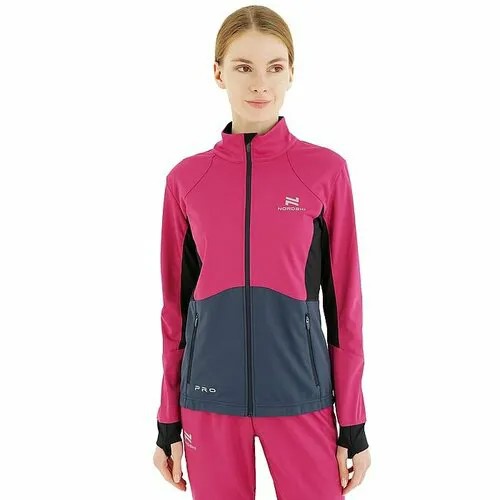 Куртка Nordski, размер M, синий, розовый