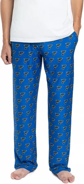 Мужские синие вязаные пижамные штаны Concepts Sport St. Louis Blues Gauge