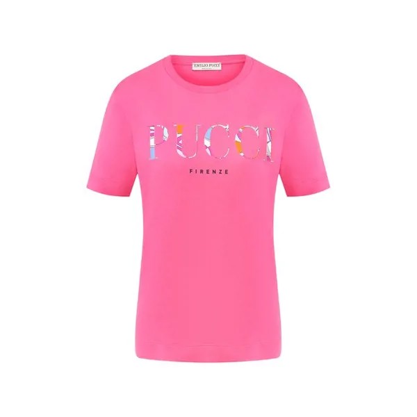 Хлопковая футболка Emilio Pucci