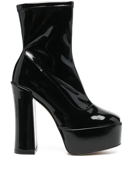 Stuart Weitzman ботильоны на платформе, черный
