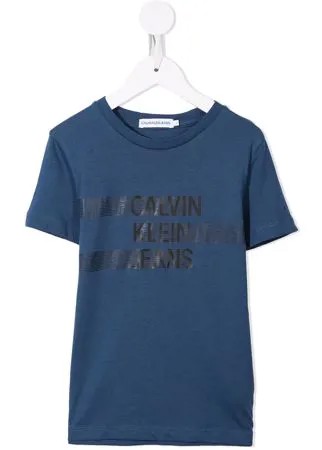 Calvin Klein Kids футболка с логотипом