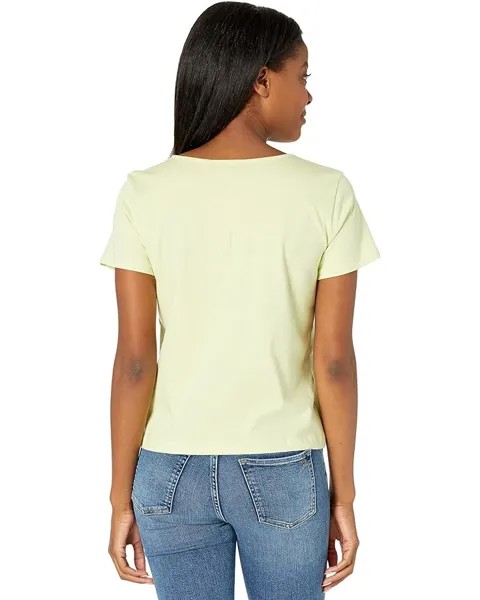 Футболка Sanctuary Soft V-Neck Tee, цвет Frozen Lime