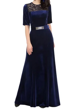 Платье женское Grey Cat GPL00232V(TIARA) синее 44