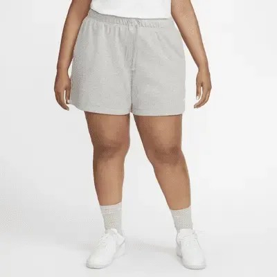 Шорты Nike Sportswear Club Fleece, серый/белый