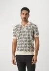 Рубашка-поло MONOGRAM Lyle & Scott, бежевый