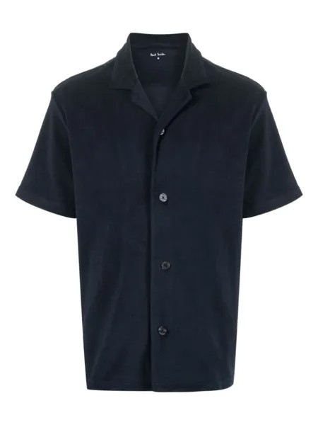 Paul Smith махровая рубашка с короткими рукавами, синий