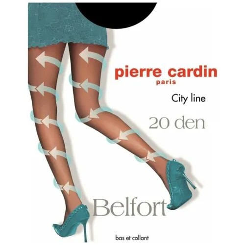 Колготки Pierre Cardin Belfort, 20 den, размер 2, черный