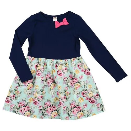 Платье Mini Maxi синий/бирюзовый