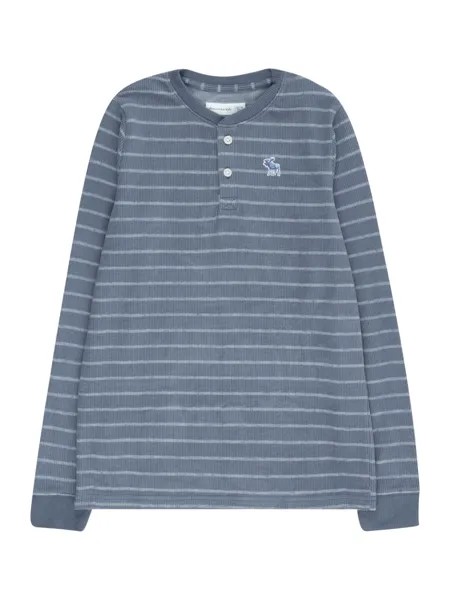 Рубашка Abercrombie & Fitch, синий/дымчато-синий/пыльно-синий