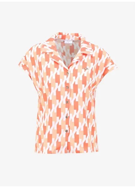 Женская рубашка Comfort Fit с рубашечным воротником PUDRI U.S. Polo Assn.