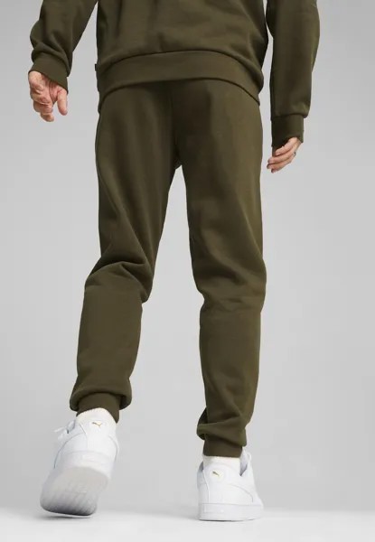 Спортивные брюки ESSENTIALS MIT LOGO Puma, зеленый
