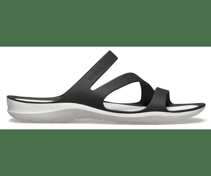 Сланцы женские Crocs CRW_203998 черные 34-35 EU (доставка из-за рубежа)