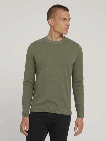 Джемпер мужской TOM TAILOR 1026500 зеленый S