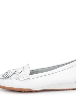 Мокасины женские ZENDEN comfort 40-11WA-055V белые 36 RU