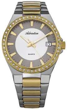 Швейцарские наручные  женские часы Adriatica 3804.2113QZ. Коллекция Ladies
