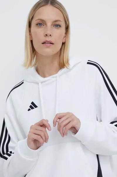 Толстовка Tiro24 adidas Performance, белый