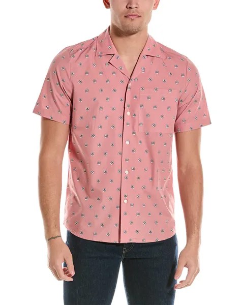 HUGO Рубашка прямого кроя Hugo Boss Hugo Hugo Boss, розовый