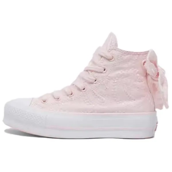 Кроссовки Converse All Star Lift Skateboarding Shoes Women's High-top Pink, розовый