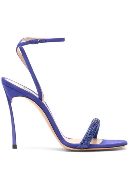 Casadei сандалии Blade Stratosphere 100 мм, синий