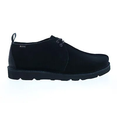 Clarks Desert Trek Gortex GTX 26165030 Мужские черные замшевые оксфорды Повседневная обувь