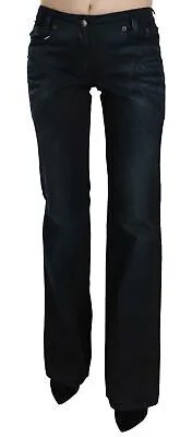 Джинсы JUST CAVALLI Синие, прямые джинсовые брюки со средней талией. W26 Рекомендуемая розничная цена 300 долларов США