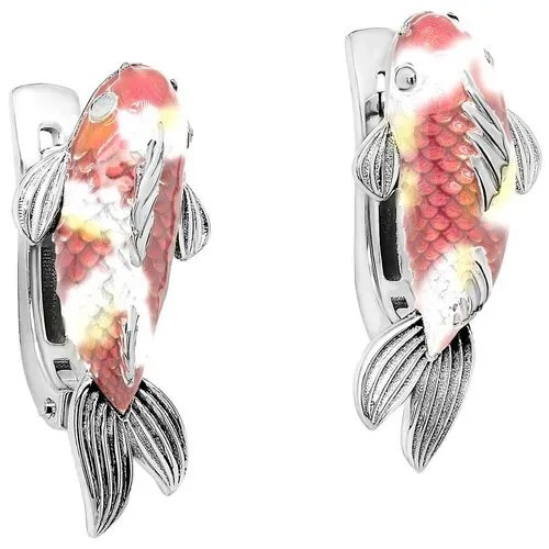 Серьги KABAROVSKY, серебро, 925 проба