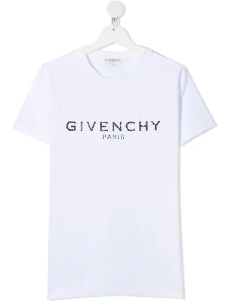 Givenchy Kids футболка с логотипом