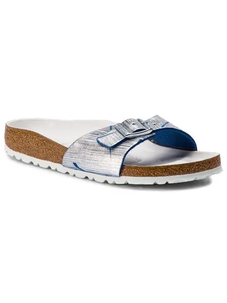 Домашние тапочки Birkenstock, серебряный