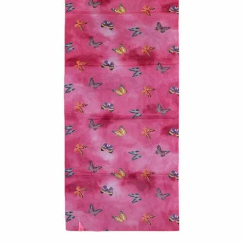 Шарф Roby Foulards,140х30 см, фуксия, фиолетовый