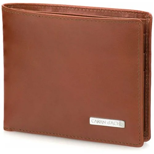 Кошелек CARAN D'ACHE CR5570-036, фактура гладкая, коричневый