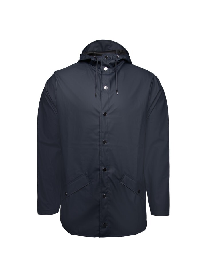 Дождевик RAINS Jacket W3, темно-синий
