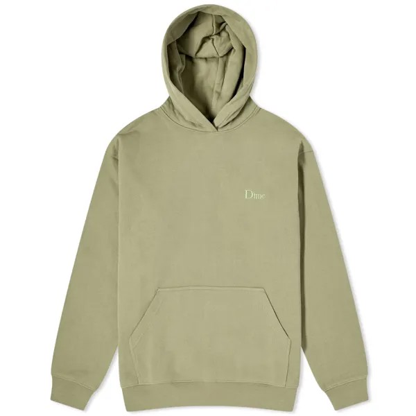 Худи Dime Classic Small Logo, цвет Army Green