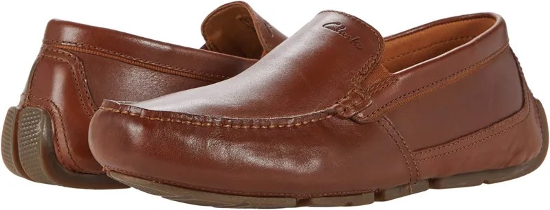 Лоферы Markman Plain Clarks, цвет Dark Tan Leather