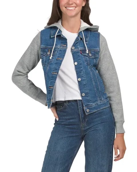 Новая гибридная оригинальная куртка Trucker Levis, индиго
