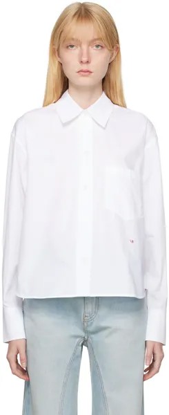 Белая рубашка с вышивкой Victoria Beckham