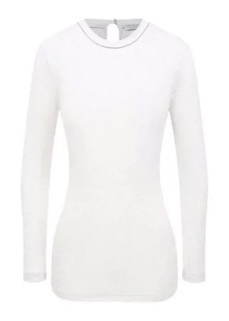 Хлопковый лонгслив Brunello Cucinelli