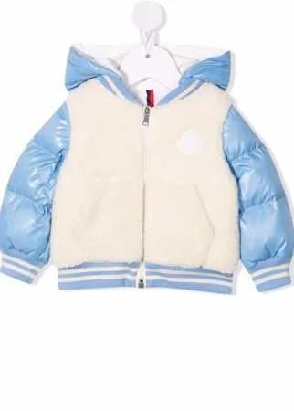 Moncler Enfant бомбер с капюшоном