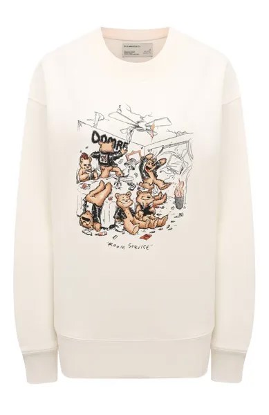 Хлопковый свитшот DOMREBEL
