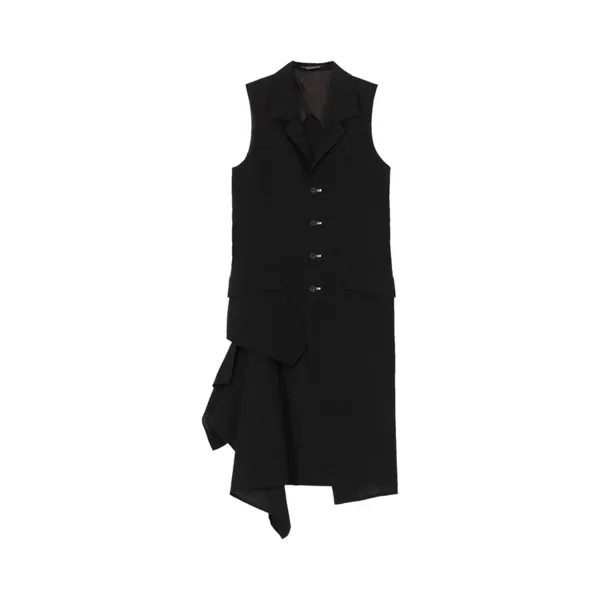 Куртка Yohji Yamamoto Sleeveless Long Jacket, черный
